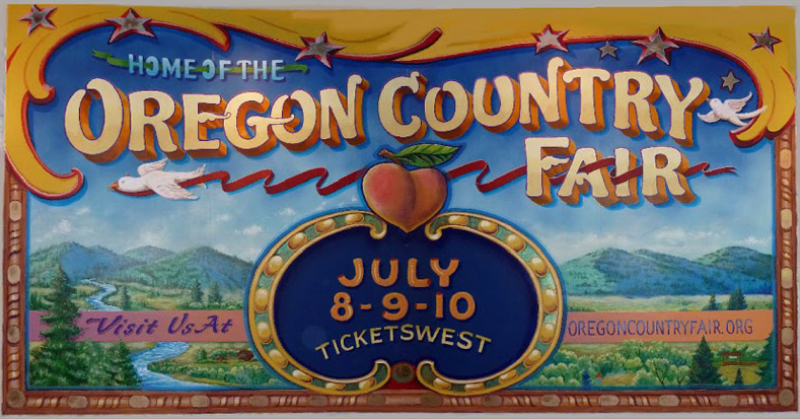 Oregon Country Fair Sign