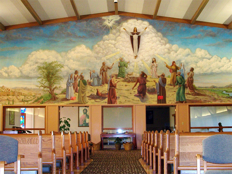 Ascension Church mural, SE Portland, Or