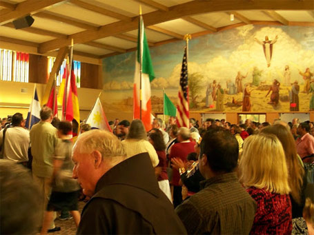 Inauguration of restored mural after the Church fire