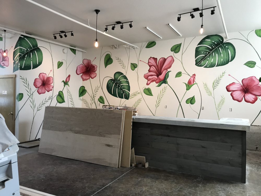 Coffee Shop Wall mural