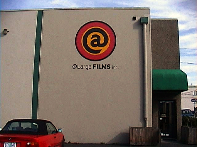 @ Large Films Inc. wall sign